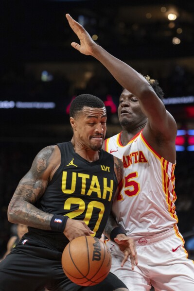 Jalen Johnson has 22 points as Hawks never trail in runaway 124 97